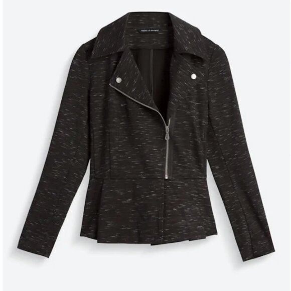 Supply & Demand Austeen Peplum Jacket Stitch Fix Black Size Medium - Picture 1 of 5